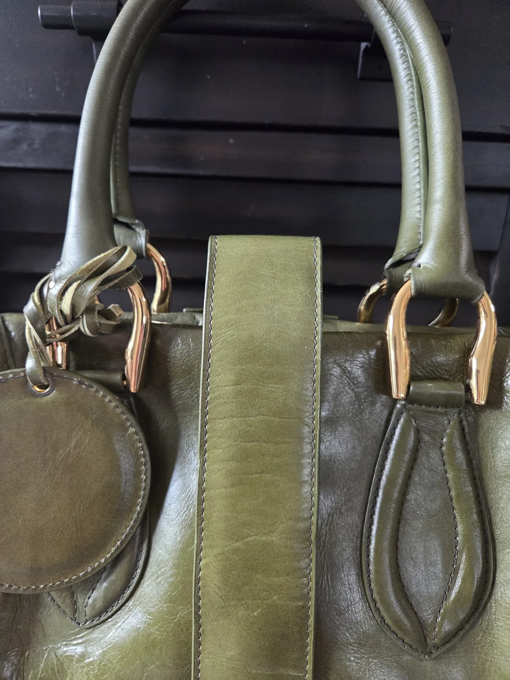 AUTHENTIC Vintage Balenciaga Chevre Hook Satchel Tote Bag